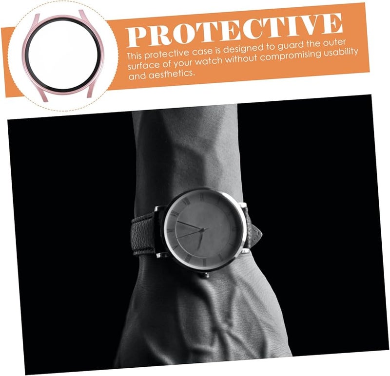 Balacoo 2 Pack Rose Gold Detachable Watch Cover Protective Shell Easy Install Scratch Resistant - Image 5